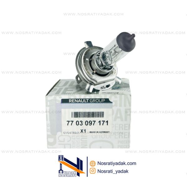لامپ چراغ جلو رنو اورجینال H4